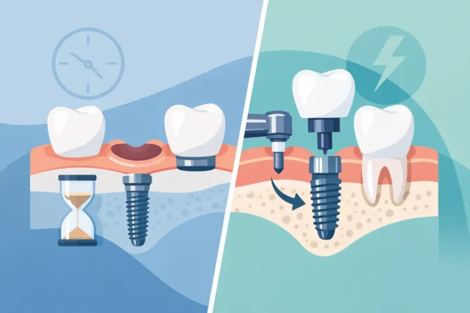 Hagyományos vagy azonnali implantáció?